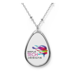 Customize Oval Necklace Printing